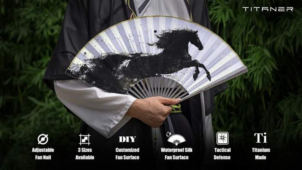 Titaner Titanium DIY Folding Fan