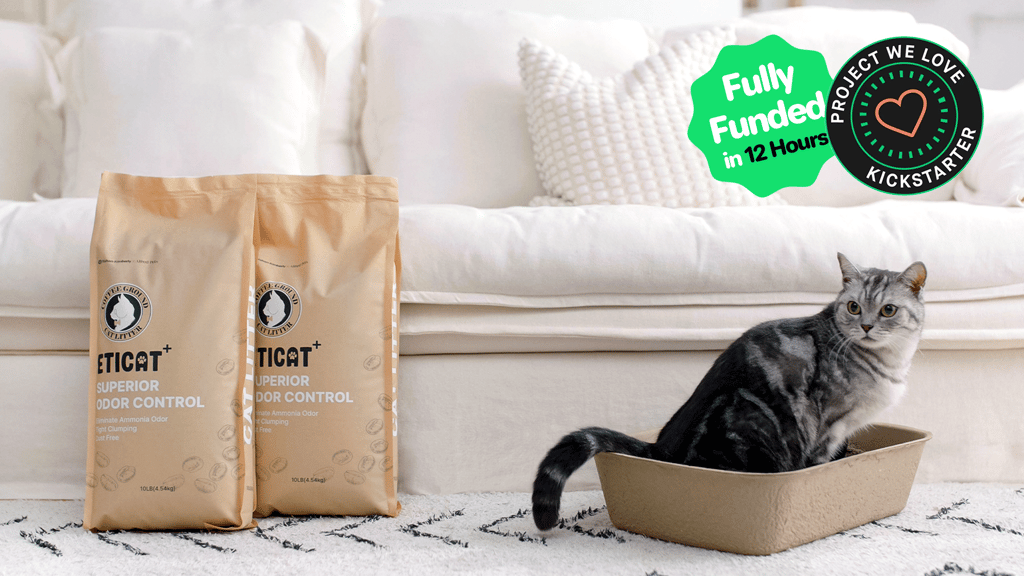 ETICAT+: Upcycled Coffee Grounds Cat Litter