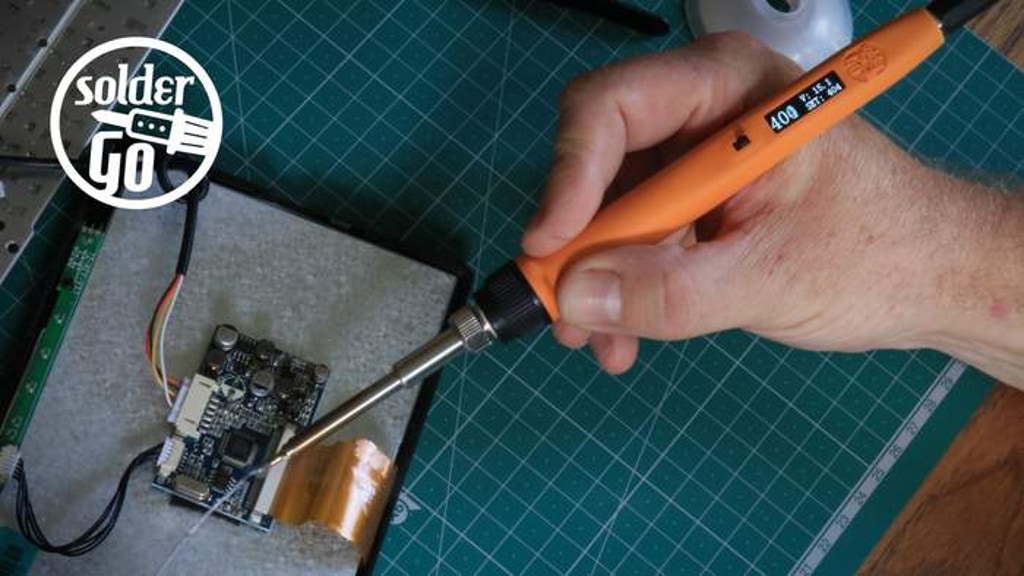 SolderGO - The Smart Ergonomic Soldering Iron