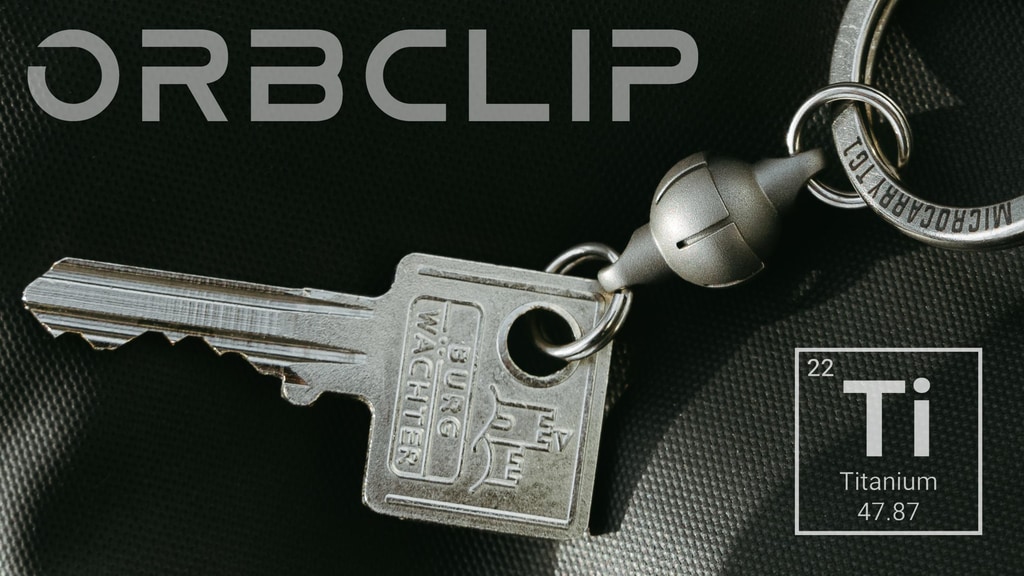ORBCLIP - The Ultimate Quick-Release Keychain Carabiner