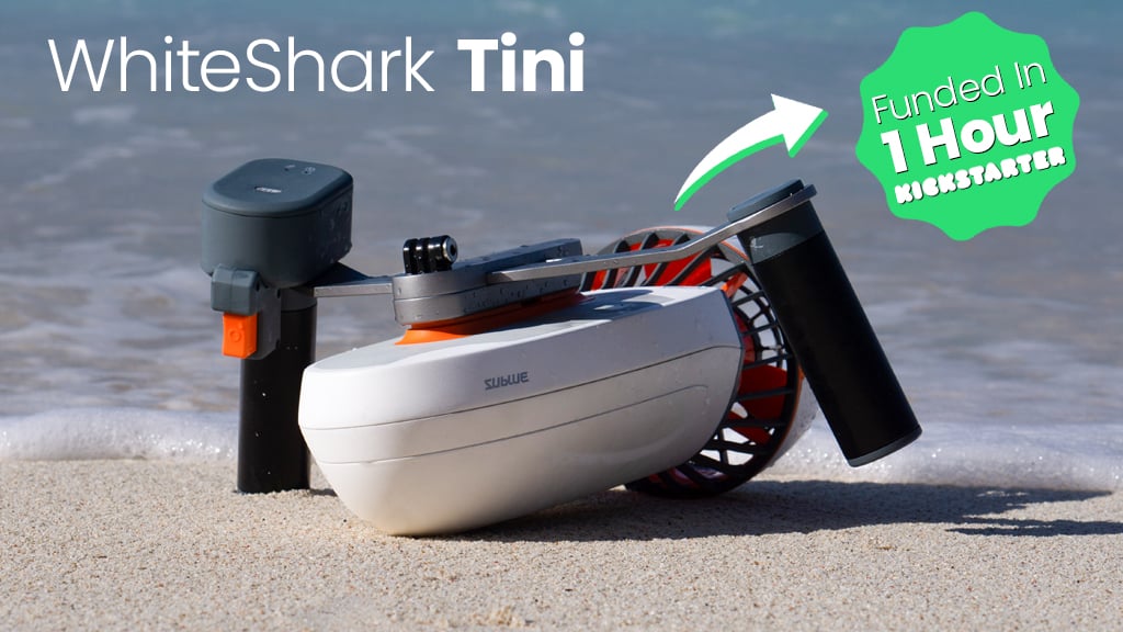 WhiteShark Tini - A Powerful Modular Underwater Sea Scooter