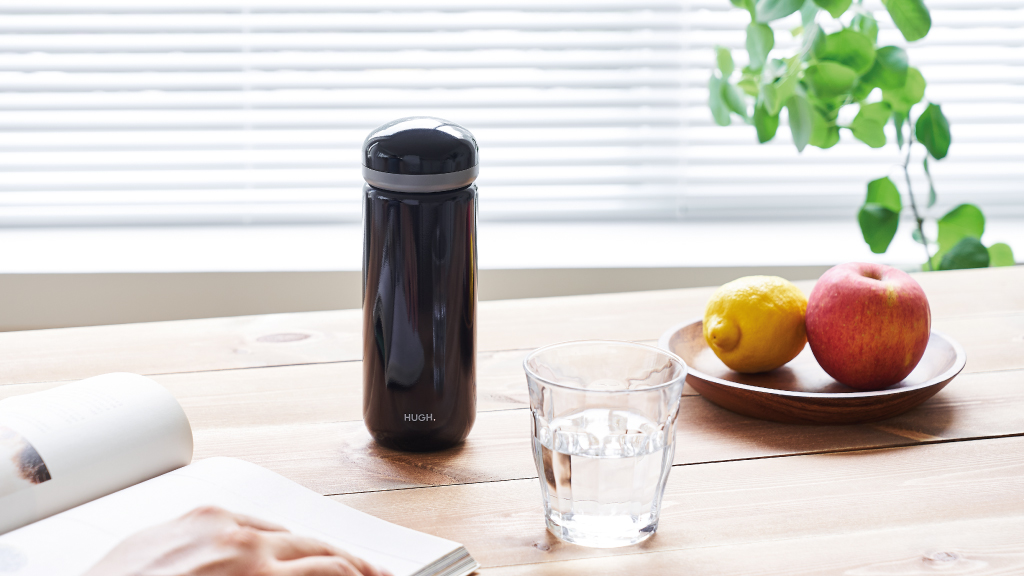 Pebble Bottle:On-The-Go Coffee Brew and Loose Leaf Tea Maker