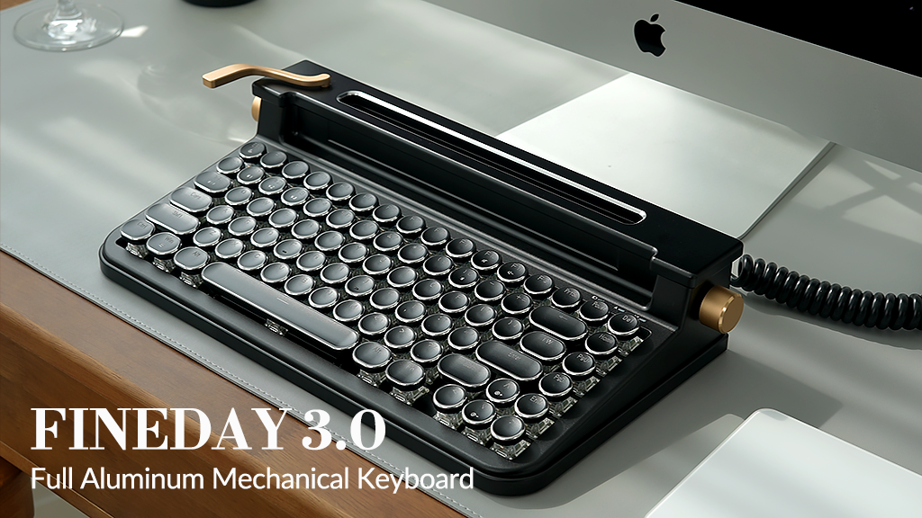 FINEDAY 3.0 Aluminum Edition: Bluetooth Mechanical Keyboard