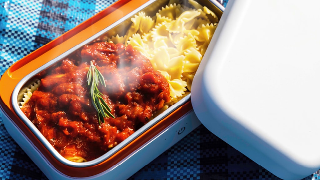 MEALZTIME - Cordless Self-heating Bento Box