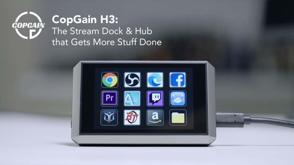 CopGain H3: The Stream Dock & Hub that Gets More Stuff Done