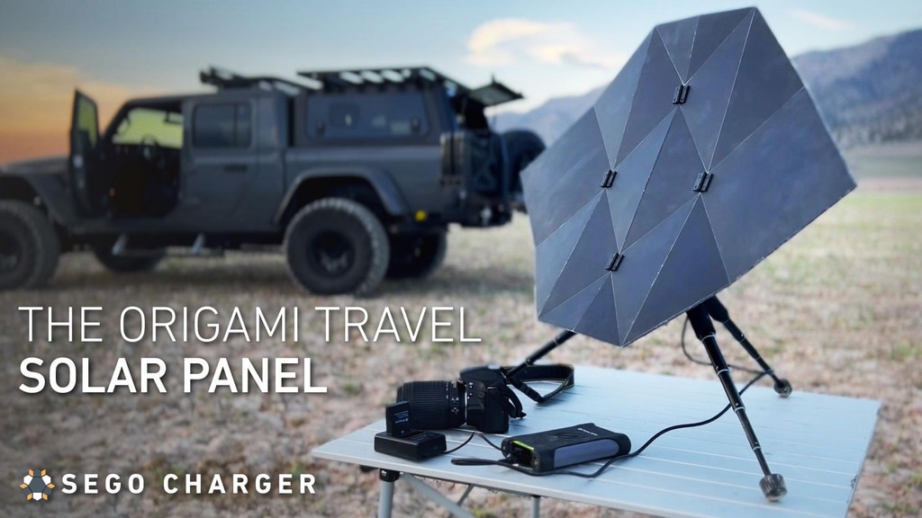 Sego Charger: The Origami Travel Solar Panel