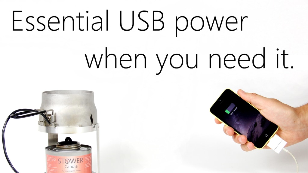 Candle Charger: Emergency Power Generator for Smartphones