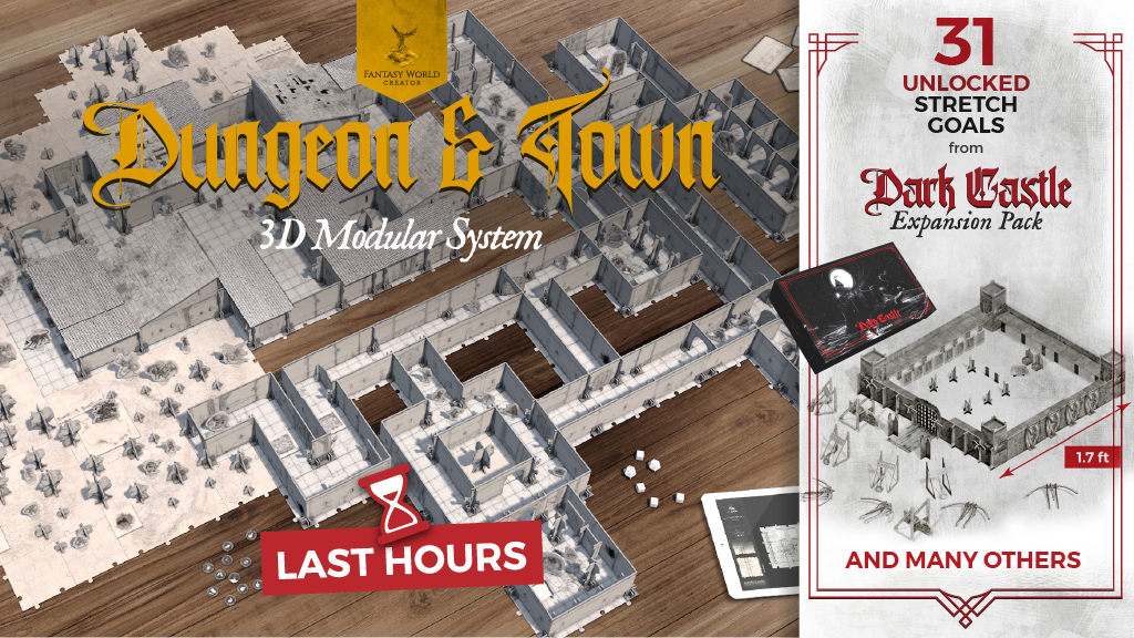 Fantasy World Creator: Dungeon & Town - 3D modular system