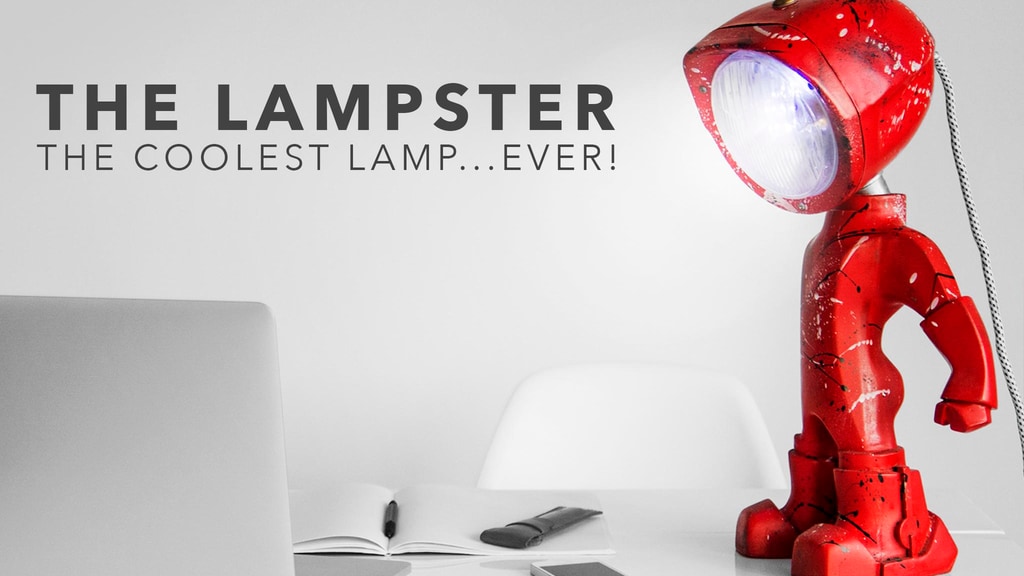 The Lampster | A Lamp with Attitude