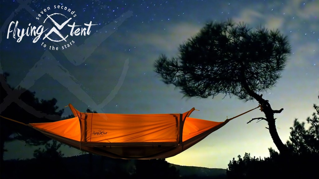 flying tent - 7 seconds to the stars
