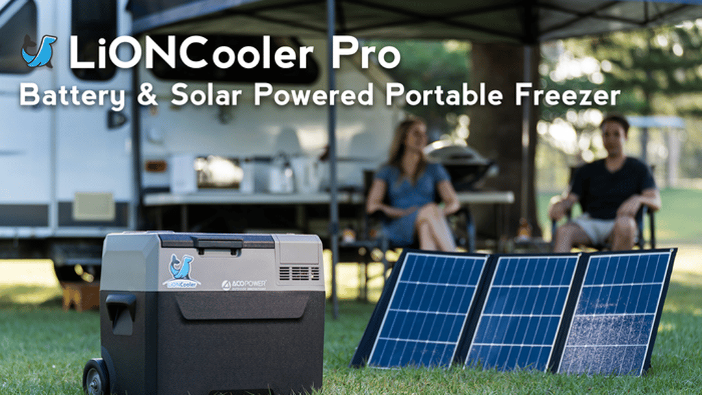 LionCooler Pro: Battery & Solar Powered Portable Freezer