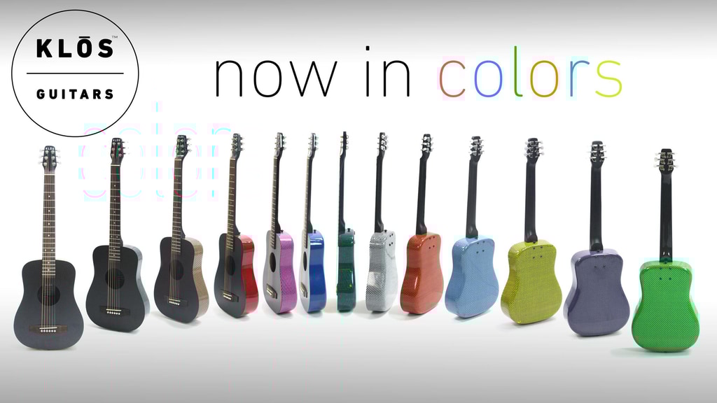 Colored Carbon Fiber Guitars | KLŌS Guitars
