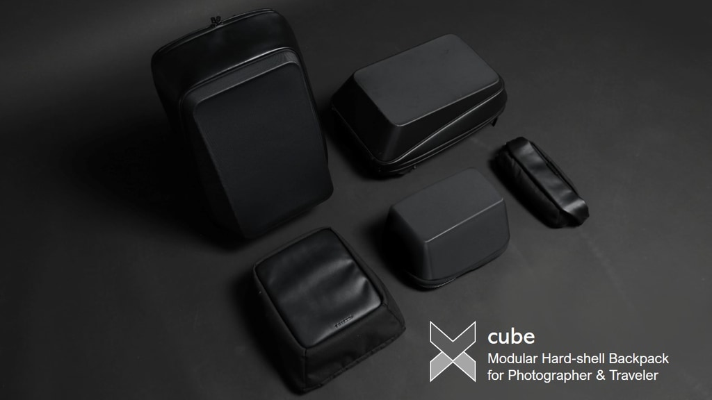 Xcube:Modular Hardshell Backpack for Photographer & Traveler