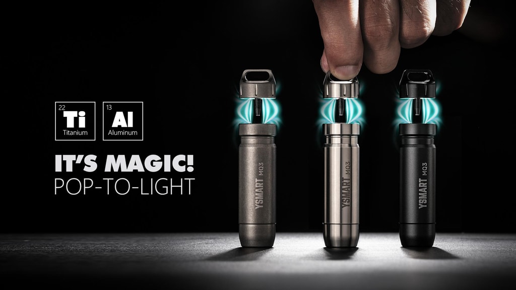 YSMART MQ3 | Magnetic Quick-Release EDC Flashlight