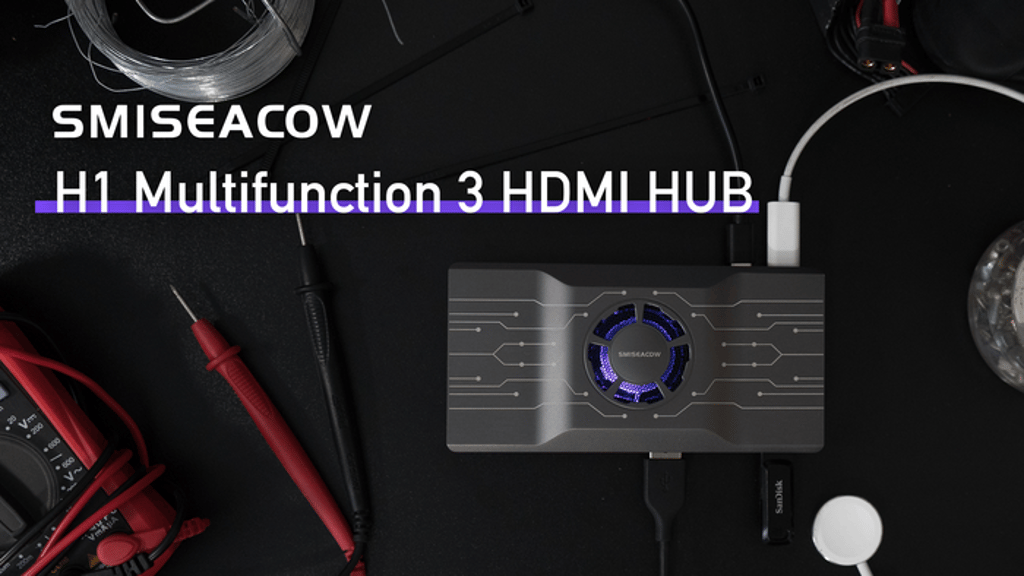 SMISEACOW H1 Multifunction 3 HDMI HUB