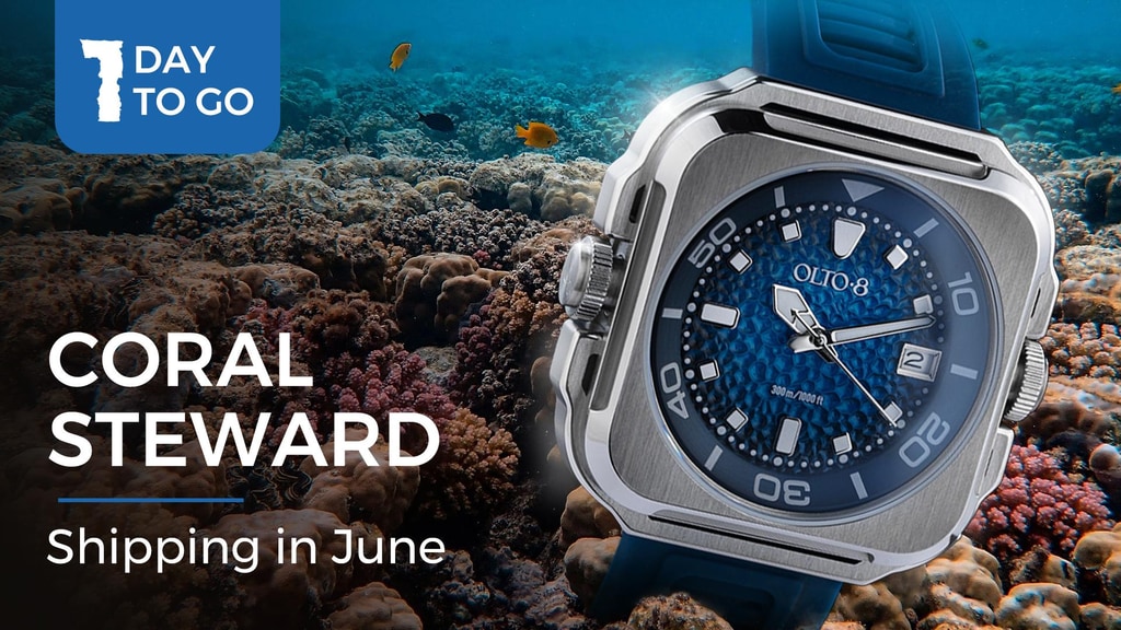 OLTO-8 Coral Steward Diving Automatic: Coral's Beauty & Time