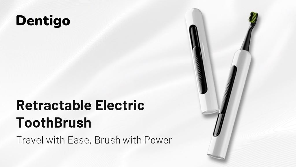 Dentigo: Retractable On-the-Go Electric Toothbrush