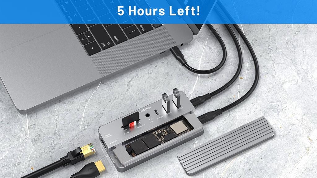 ACASIS: Swappable High-Speed SSD Storage & 10-In-1 Hub