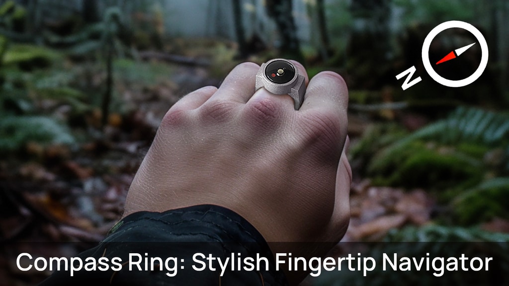 Find My Way-Compass Ring  by HEYii™ | Fingertip Direction