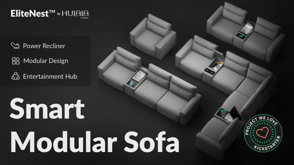 Hulala Home EliteNest™: The Modular Sofa for Man Cave