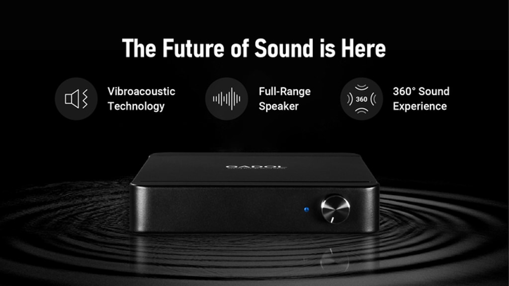 GADOL: The World's Most Compact Full-Range Vibration Speaker