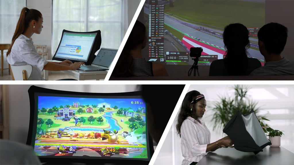 Splay: The 2 in 1 Large and Portable Display + Projector