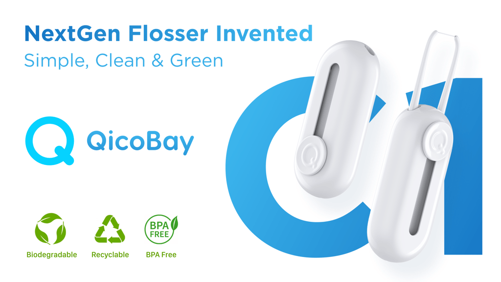 QicoBay C1: World’s 1st Auto-Restringing On-the-Go Flosser