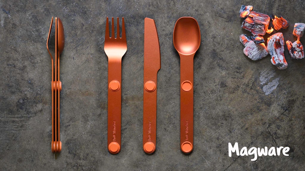 Magware Magnetic Flatware: End Single-Use Plastics