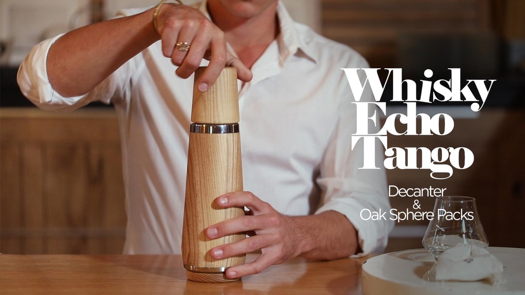 W.E.T Whisky Decanter & Oak Sphere Packs