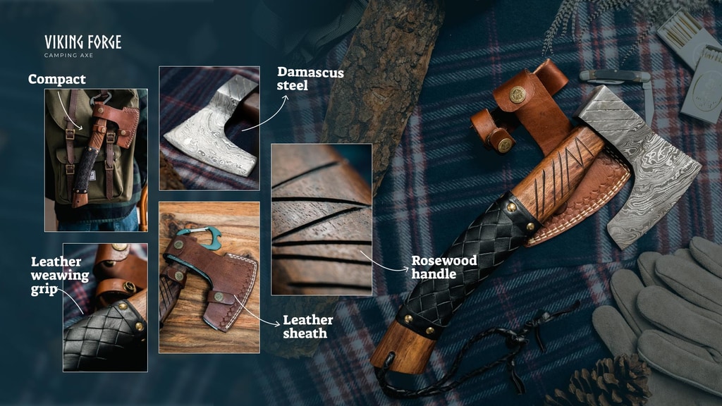 Viking Forge Camping Axe