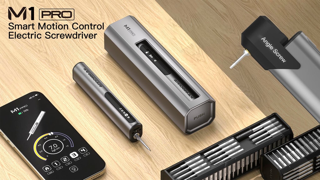 ARROWMAX M1 PRO - Smart Motion Control Electric Screwdriver