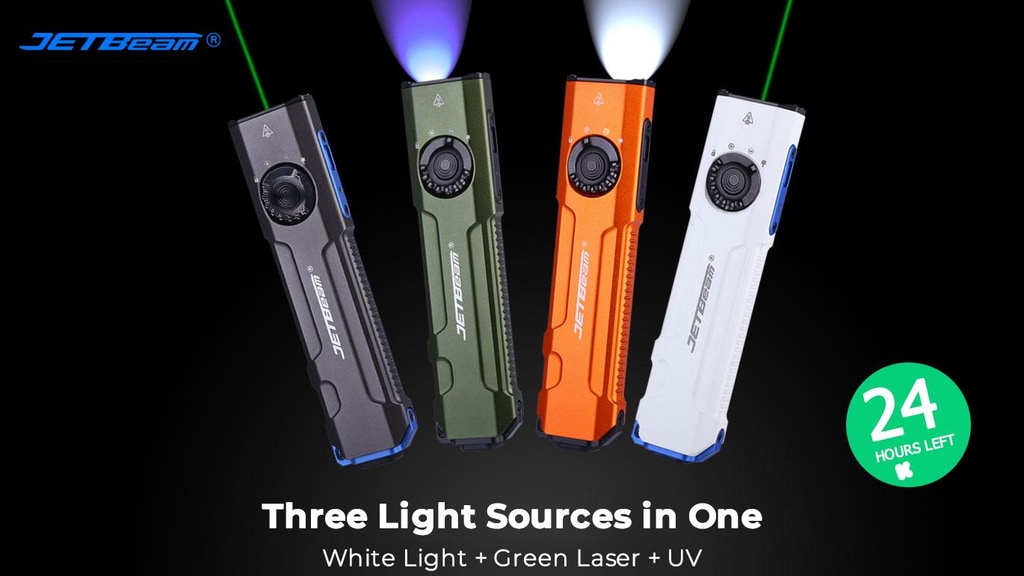 JETBeam E26: 3-in-1 Laser