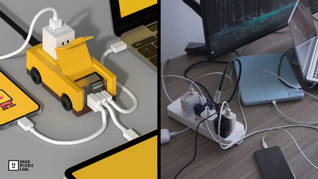 MAD PIXELS LAB：Crazy In Quick & Versatile Charging Solutions