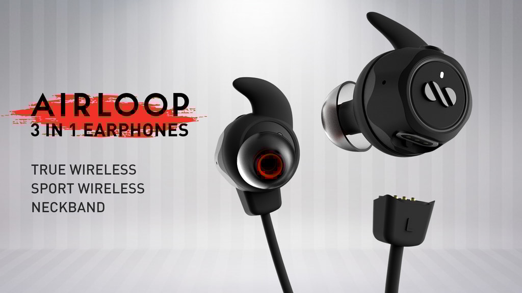 AirLoop: The World’s First 3-In-1 Convertible Earbuds