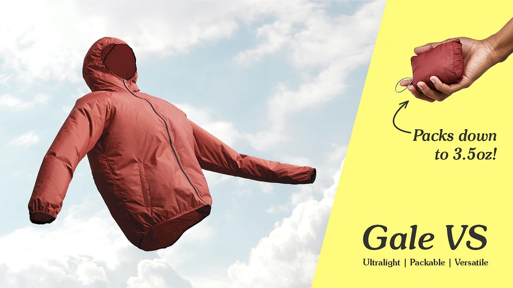 Gale VS: Ultralight + Packable Jacket For Any Adventures