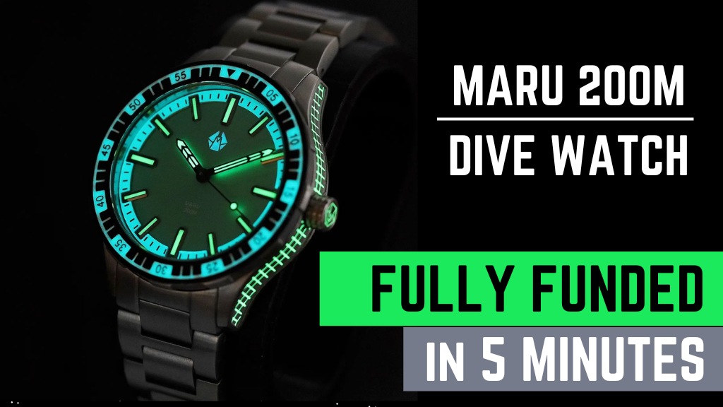 Maru 200m dive watch: Built to be different and to inspire