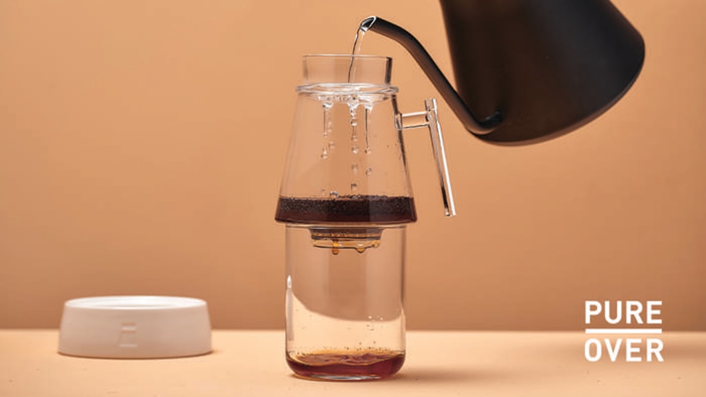 Pure Over: Welcome to an all glass coffee making experience