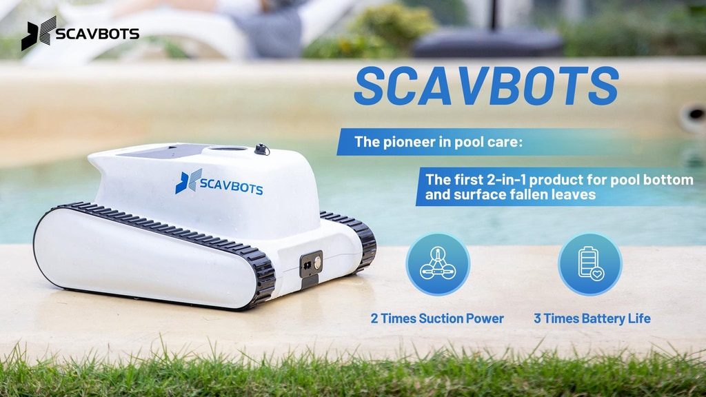 ScavBots: Your All-in-One Robotic Pool Cleaner!