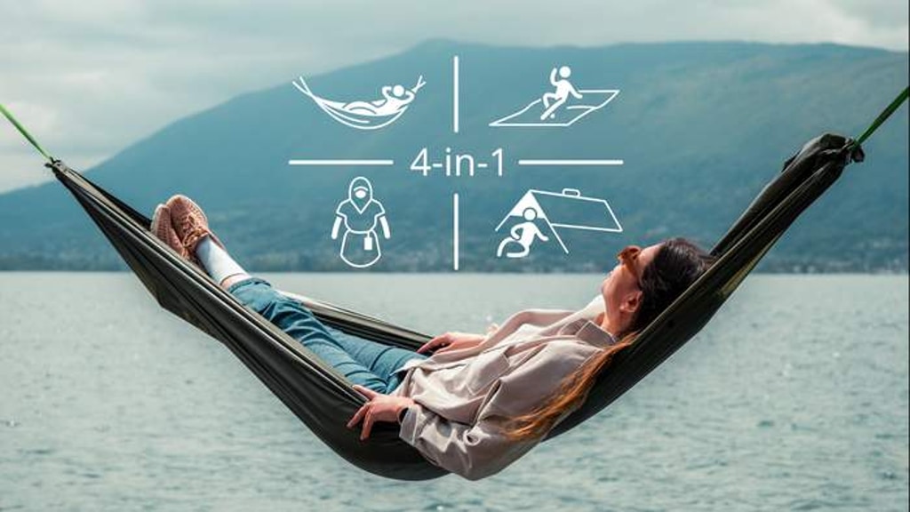 The Nomad Cape: 4-in-1 hammock for all outdoor adventures