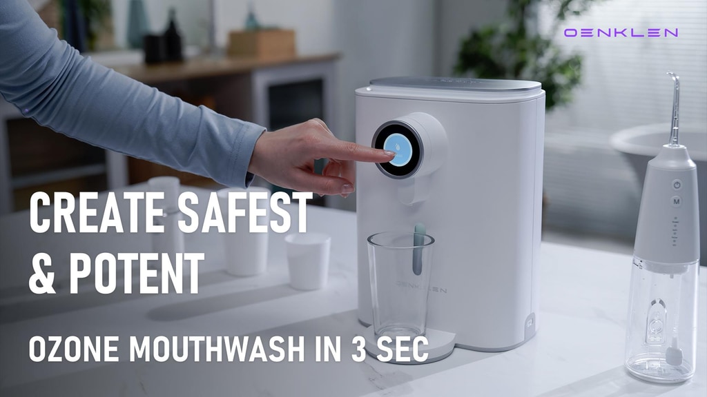 OENKLEN: Turn Tap Water Into Ozone Mouthwash In Sec At Home