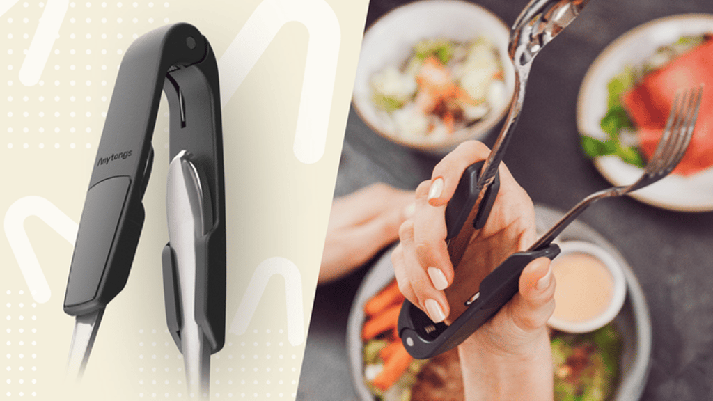 Anytongs: Instantly Turn Your Flatware Into Kitchen Tongs