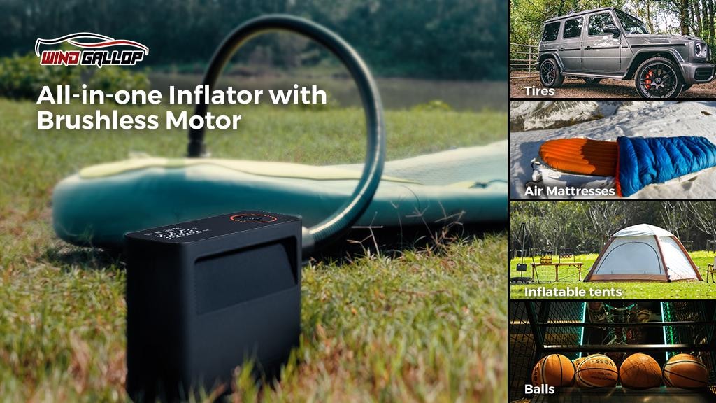 Wind Gallop|All-in-one Inflator with Brushless Motor