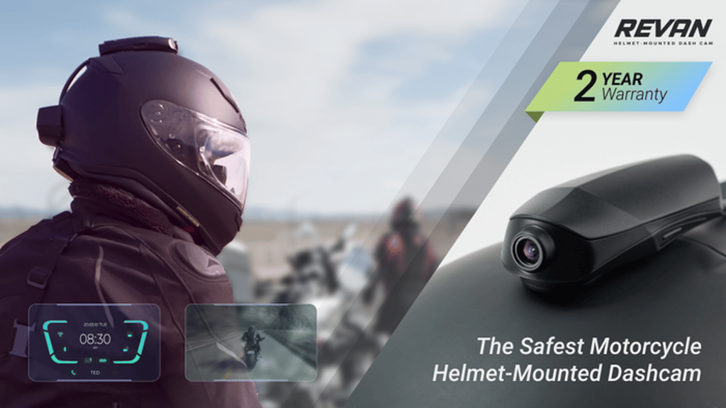 REVAN: The Smartest Motorcycle Helmet-Mounted HUD Dashcam