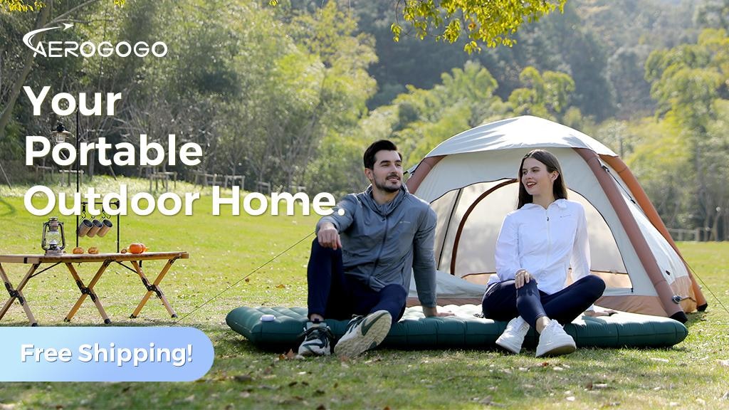 GIGA! One Button Automatic Inflatable Tent and Mattress