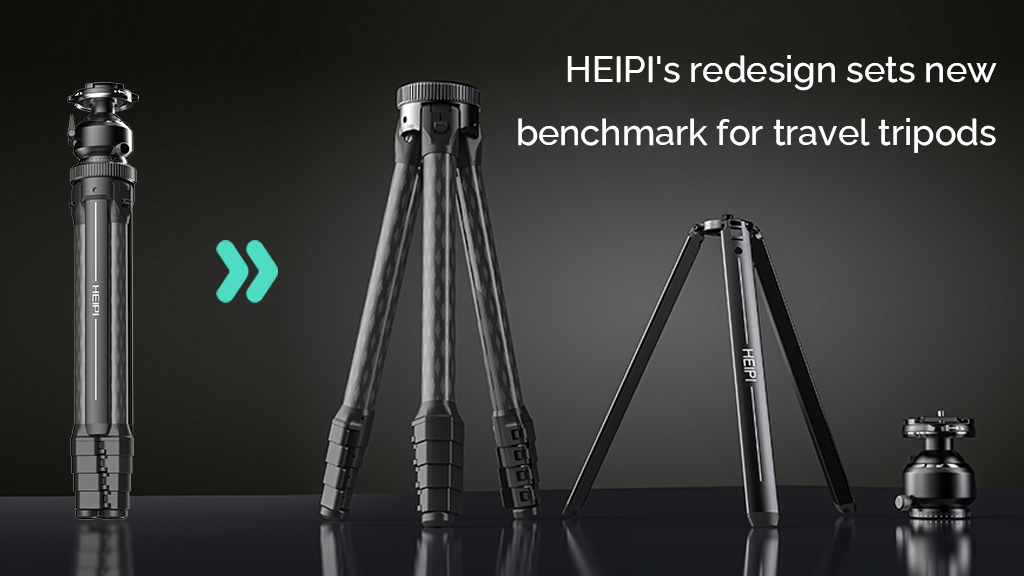 HEIPI: The Lightest and Most Compact 3-in-1 Travel Tripod