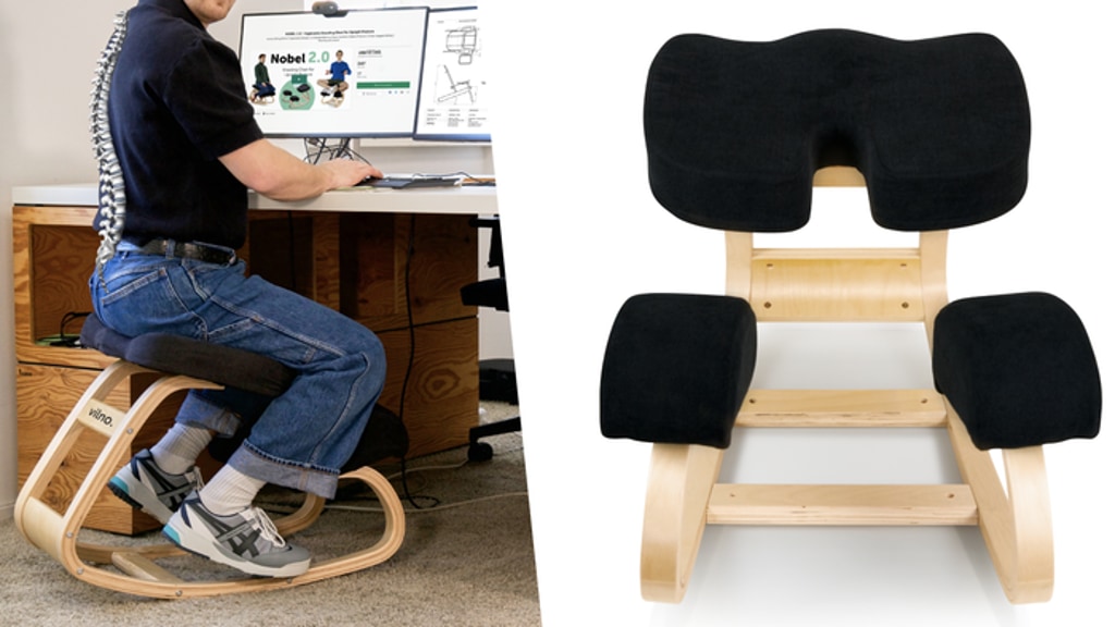 NOBEL 2.0 - Upgraded Kneeling Chair for Upright Posture