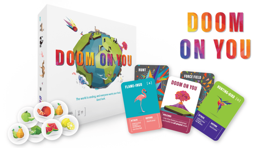 DOOM ON YOU card game