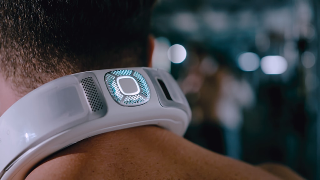 Metaura Pro: World 1st Wearable AC that Blows Cold Air Flow