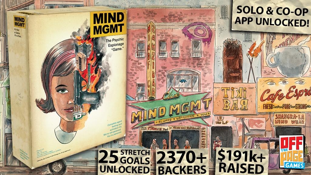 MIND MGMT: The Psychic Espionage "Game"