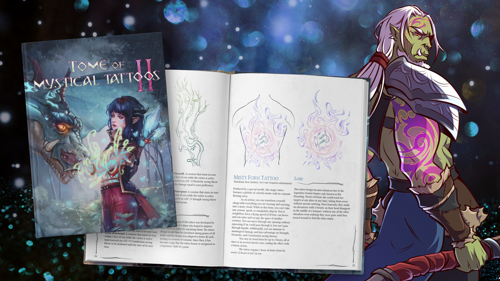 Tome of Mystical Tattoos II for DnD 5e